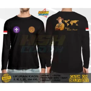 Kaos Pramuka Baden Powell V2
